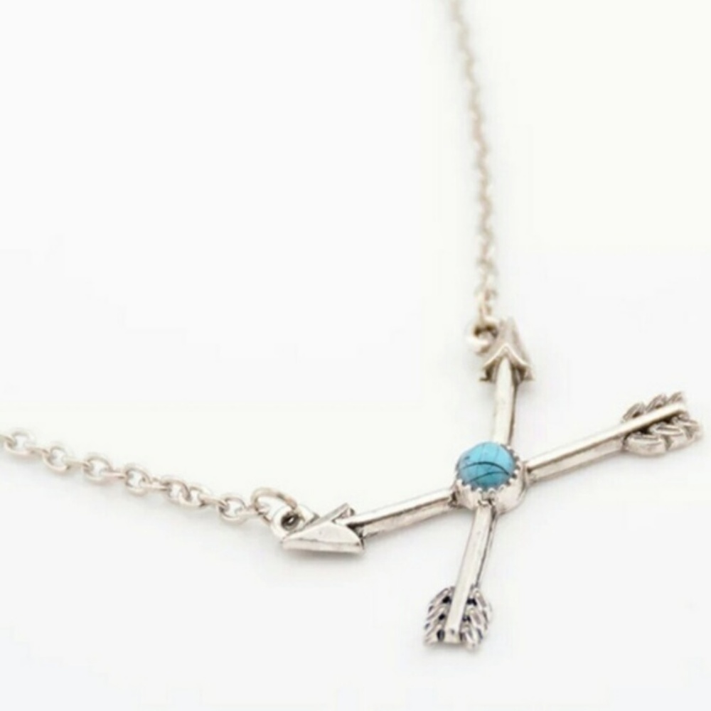*** 5/$25 SALE! *** Lucky Arrow Necklace - Picture 2 of 3